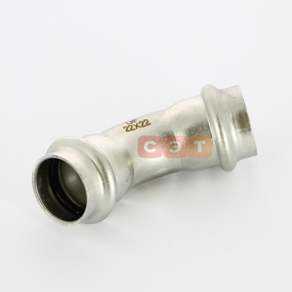 Угол 90° с НР пресс нержавеющий  22 х   1/2"  UniFitt